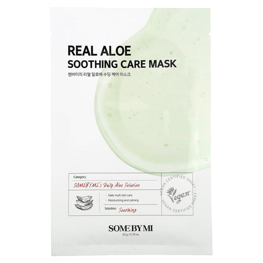 SOME BY MI-Real Aloe-Soothing Care Beauty Mask-1 Sheet-0.70 oz (20 g)