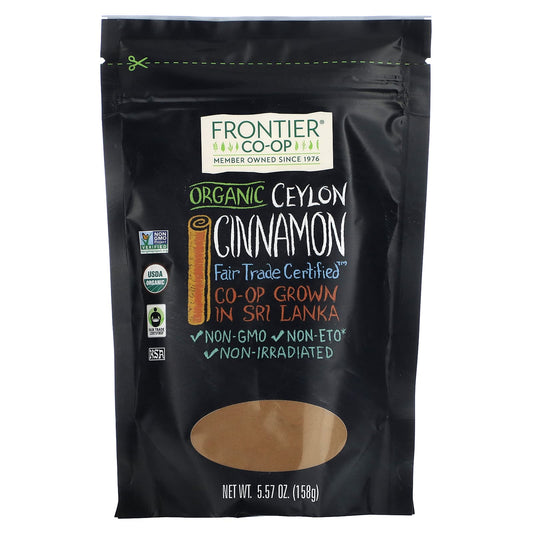 Frontier Co-op-Organic Fair Trade Ceylon Cinnamon-5.57 oz (158 g)