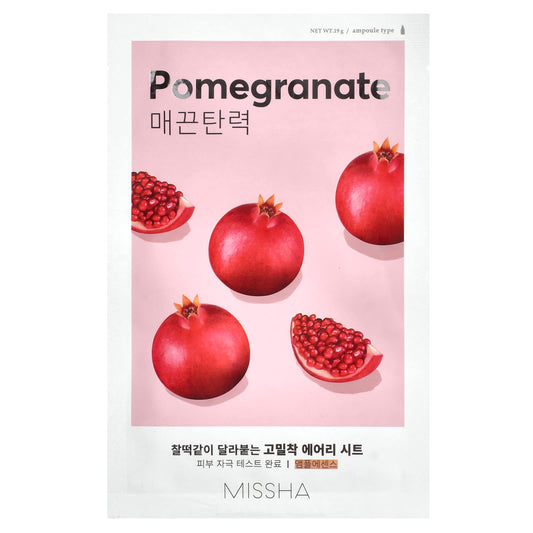 Missha-Airy Fit Beauty Sheet Mask-Pomegranate-1 Sheet-19 g