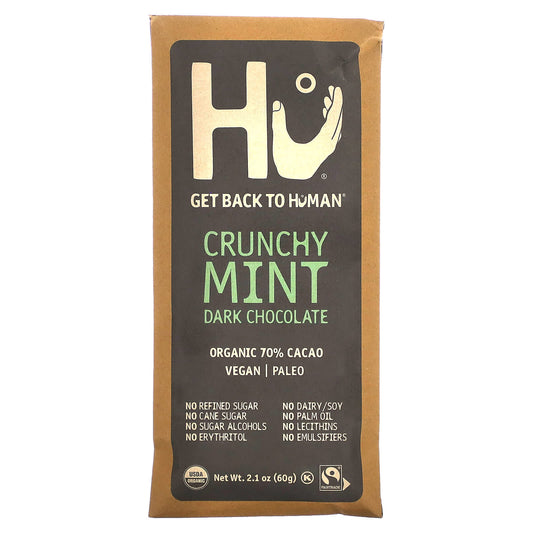 Hu-Crunchy Mint Dark Chocolate-2.1 oz (60 g)