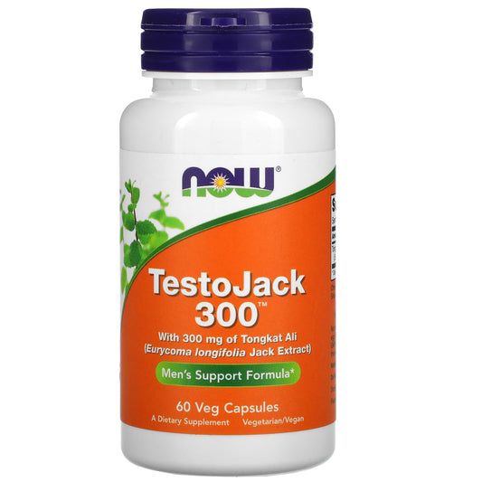 NOW Foods-TestoJack 300-300 mg-60 Veg Capsules