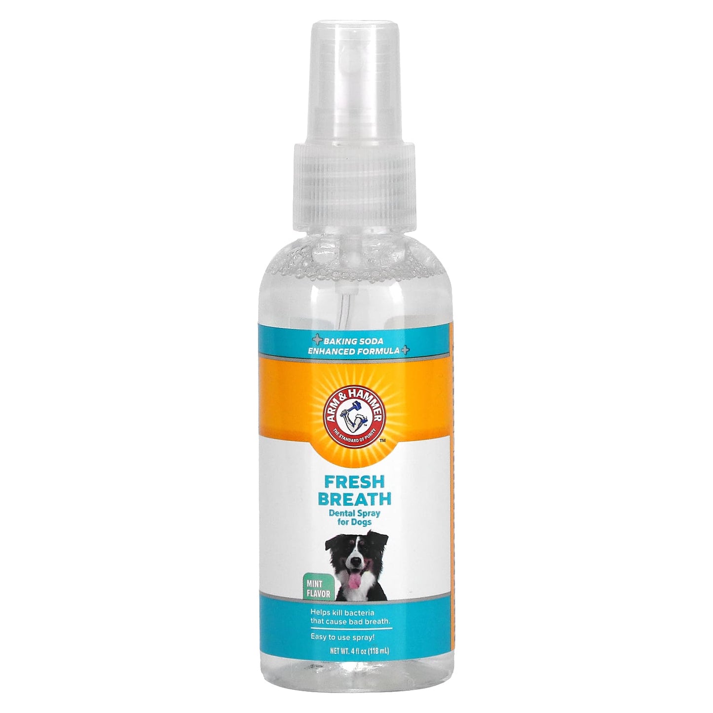 Arm & Hammer-Fresh Breath-Dental Spray For Dogs-Mint-4 fl oz (118 ml)