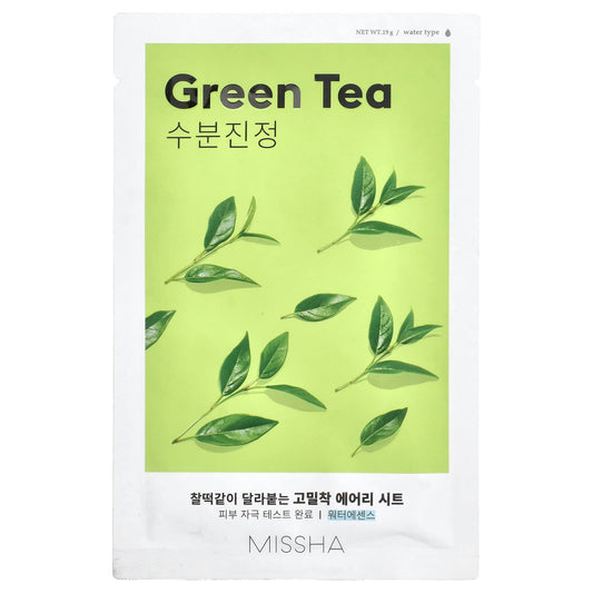 Missha-Airy Fit Beauty Sheet Mask-Green Tea-1 Sheet-19 g