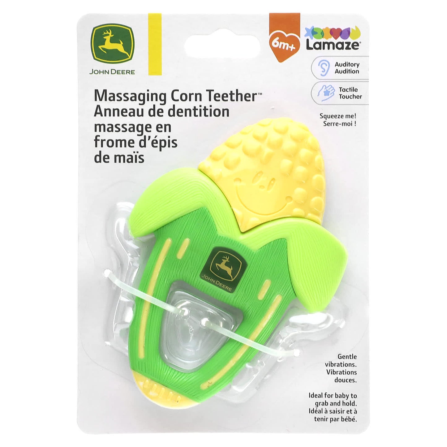 The First Years-John Deere-Massaging Corn Teether. 6m+-1 Teether