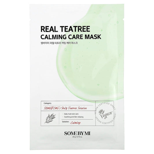 SOME BY MI-Real Tea Tree-Calming Care Beauty Mask-1 Sheet-0.70 oz (20 g)