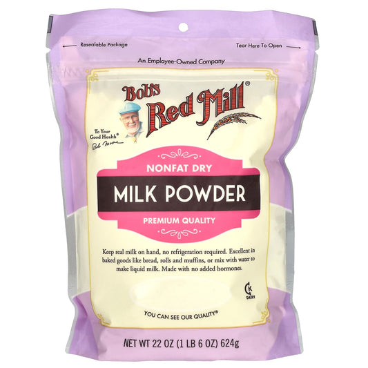 Bob's Red Mill-Milk Powder-Nonfat Dry-22 oz (624 g)