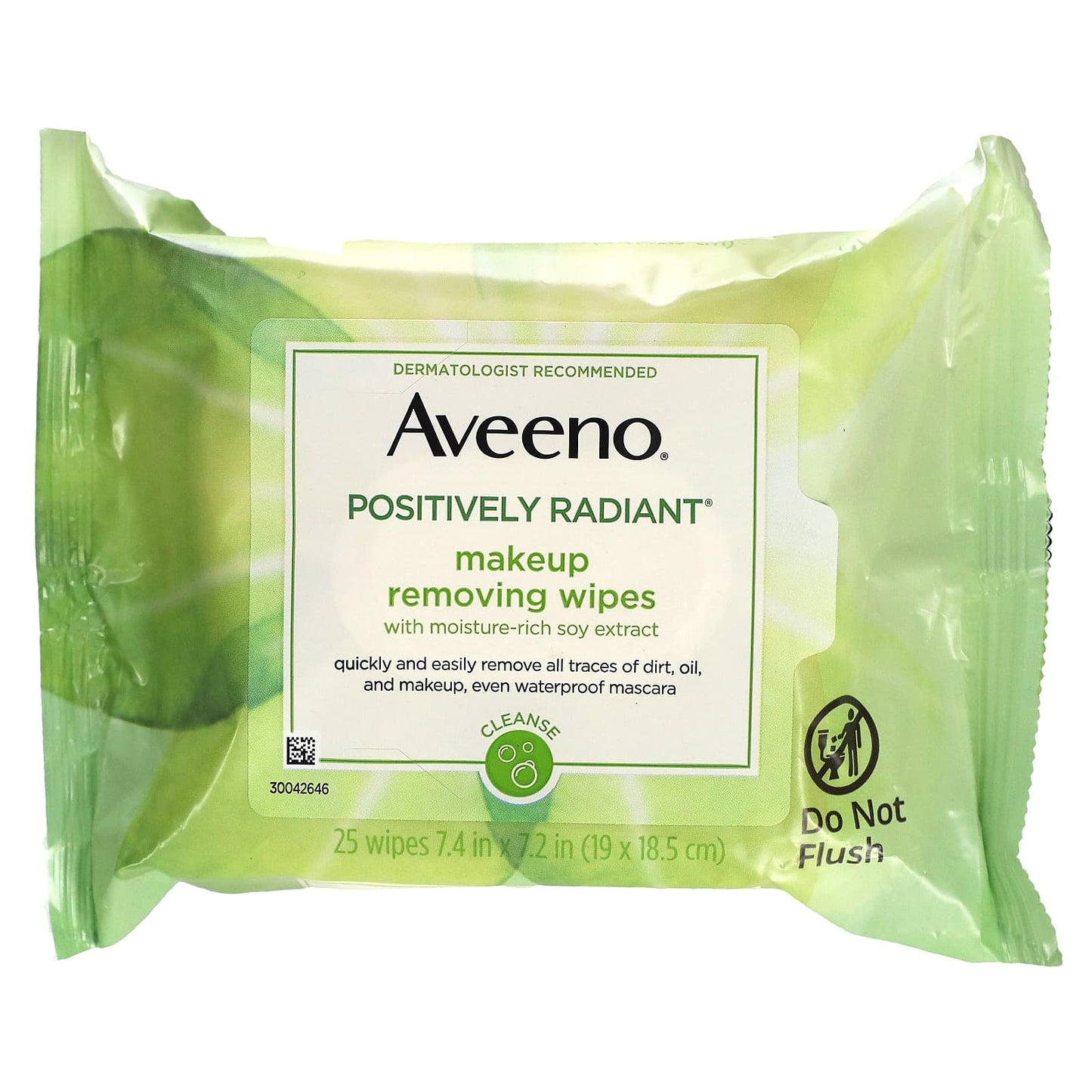 Aveeno-Positively Radiant-Makeup Removing Wipes-25 Wipes