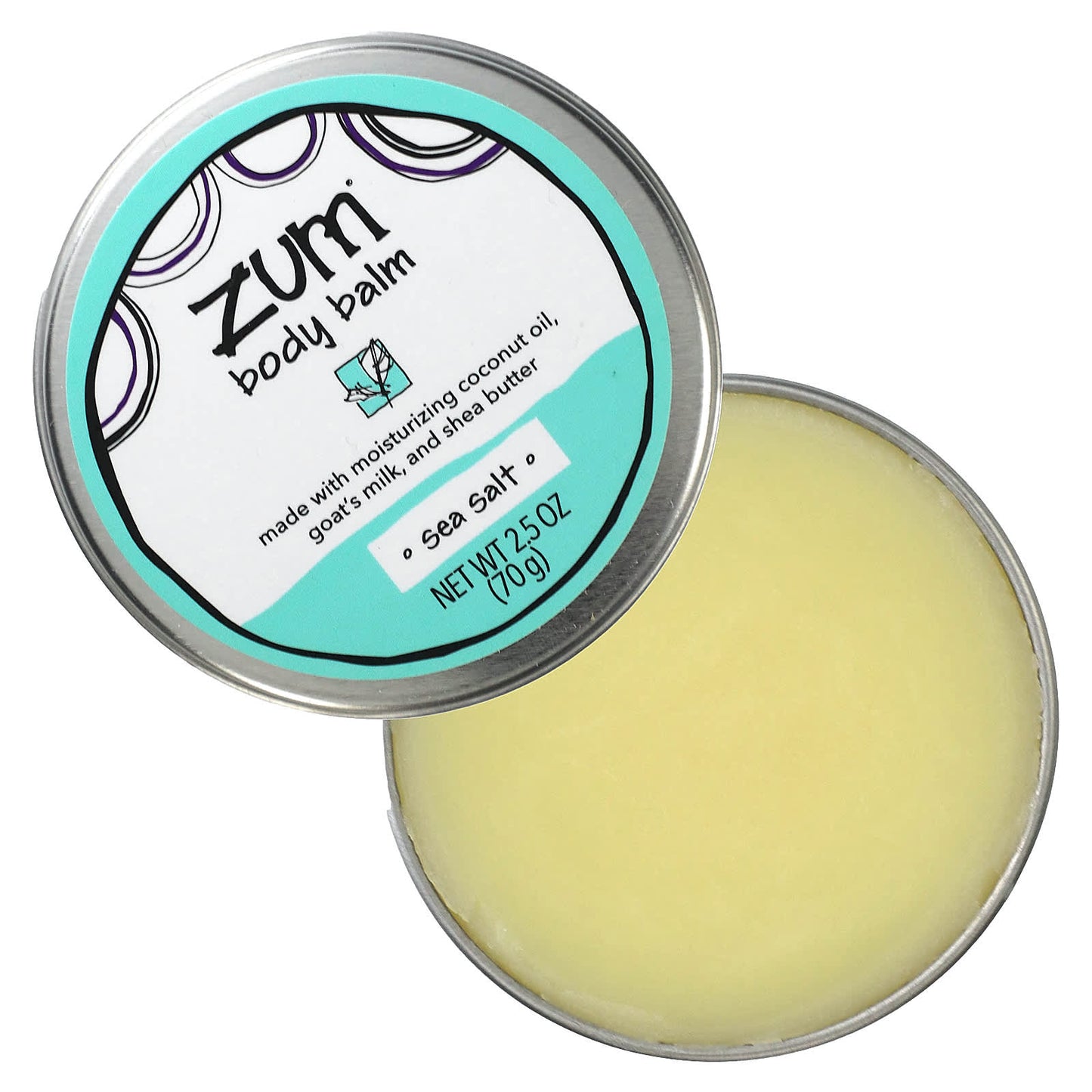 ZUM, Body Balm, Sea Salt, 2.5 oz (70 g)