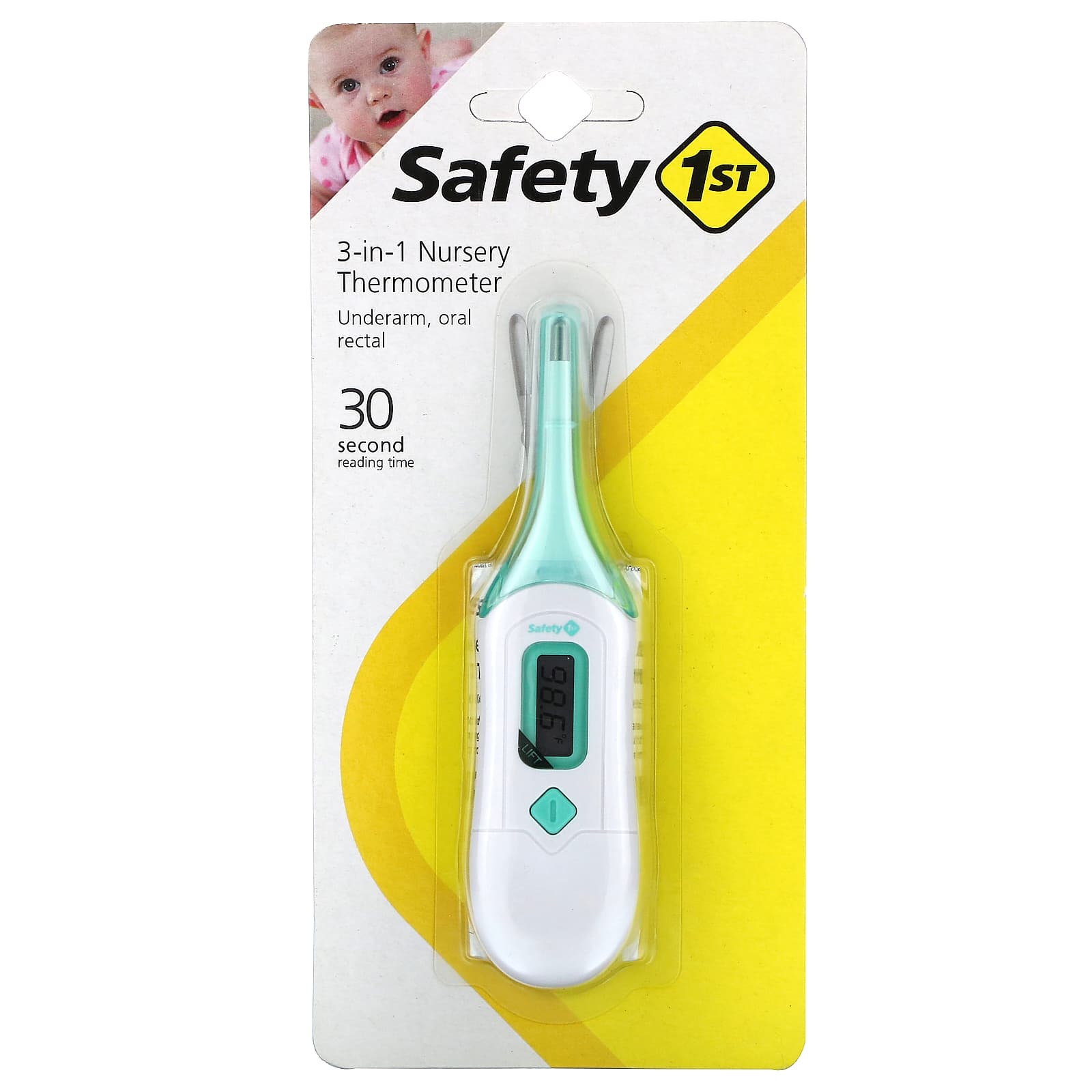 Safety 1st-3-in-1 Nursery Thermometer-1 Count