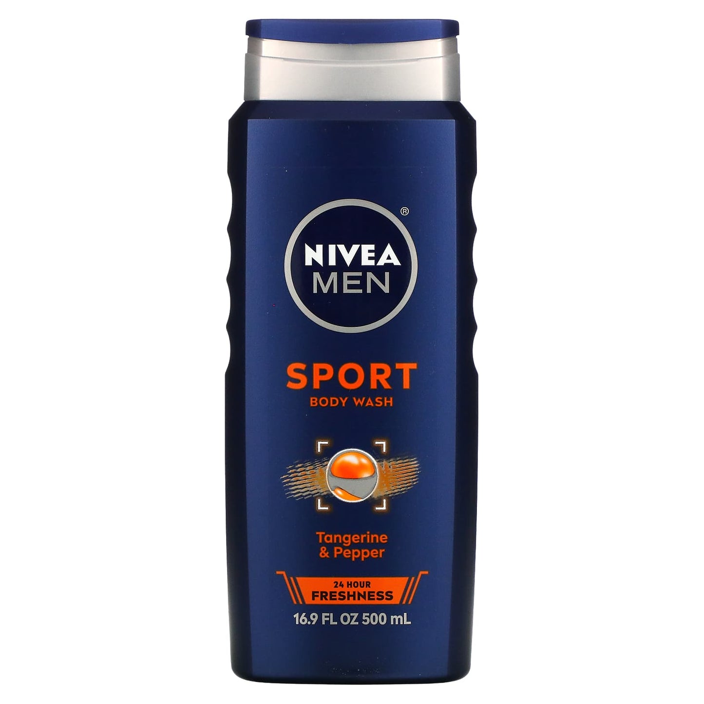 Nivea-Men-Sport Body Wash-Tangerine & Pepper-16.9 fl oz (500 ml)