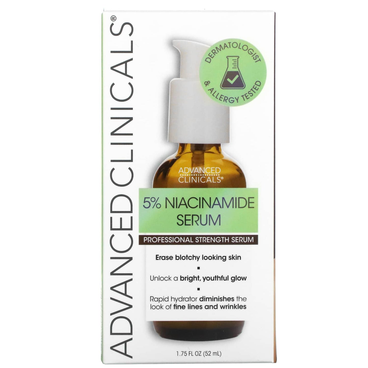 Advanced Clinicals, 5% Niacinamide Serum, Professional Strength, 1.75 fl oz (52 ml)