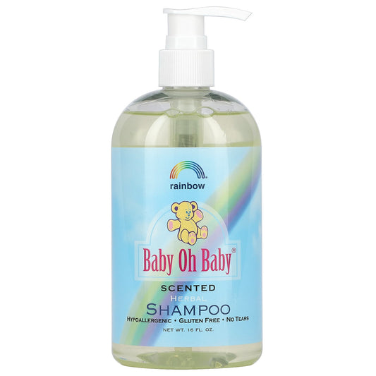 Rainbow Research-Baby Oh Baby-Herbal Shampoo-Scented-16 fl oz