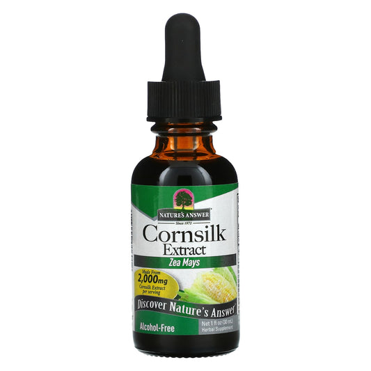 Nature's Answer-Cornsilk Extract-Alcohol-Free-2,000 mg-1 fl oz (30 ml)