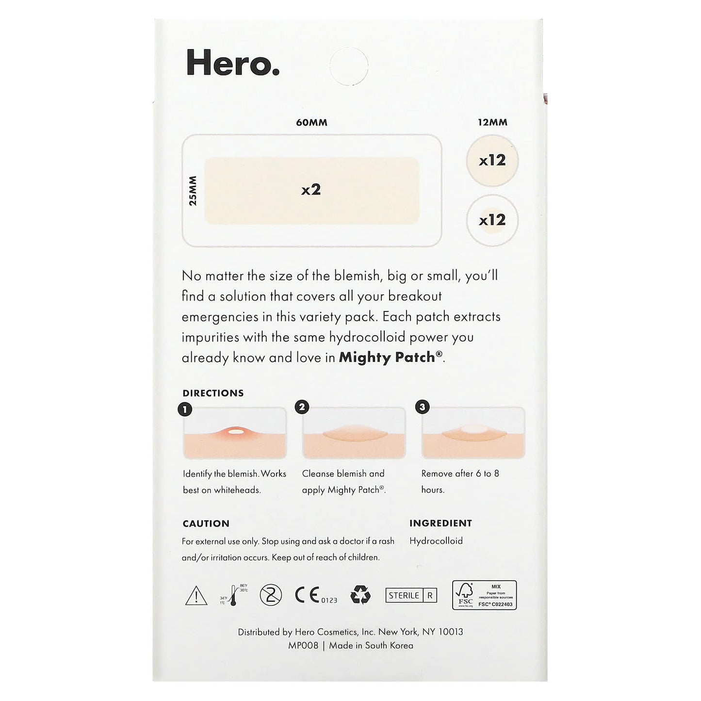 Hero Cosmetics, Mighty Patch, Variety Pack, 26 Patches