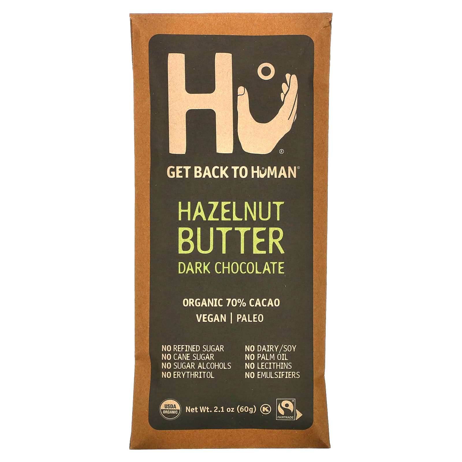 Hu-Hazelnut Butter  Dark Chocolate-2.1 oz (60 g)