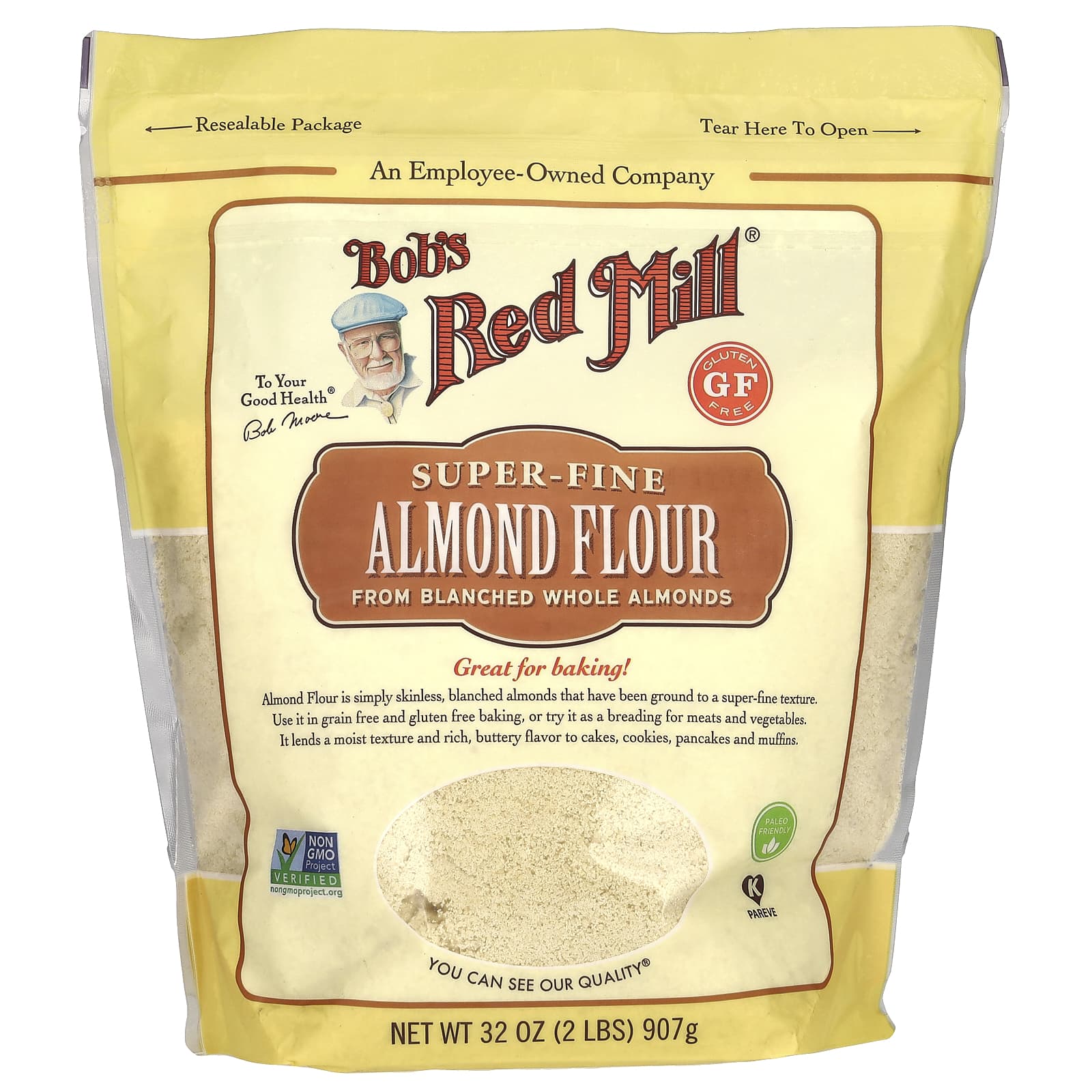 Bob's Red Mill-Super-Fine Almond Flour-32 oz (907 g)