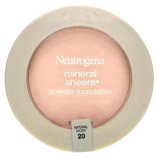 Neutrogena-Mineral Sheers-Powder Foundation-Natural Ivory 20-0.34 oz (9.6 g)