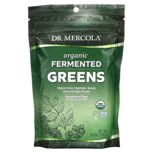 Dr. Mercola-Organic Fermented Greens-9.5 oz (270 g)