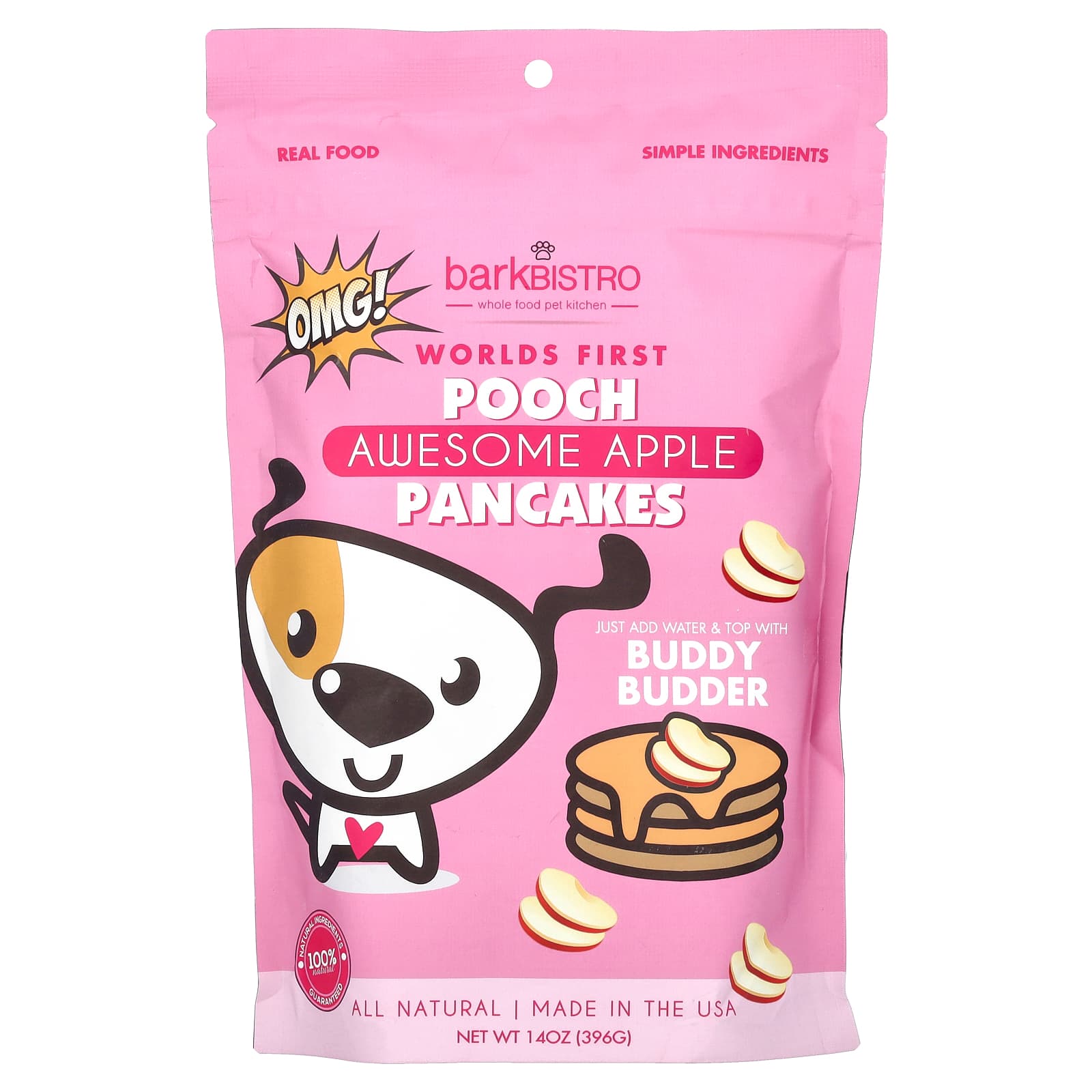 Bark Bistro-Worlds First Pooch Pancakes-Awesome Apple-14 oz (396 g)