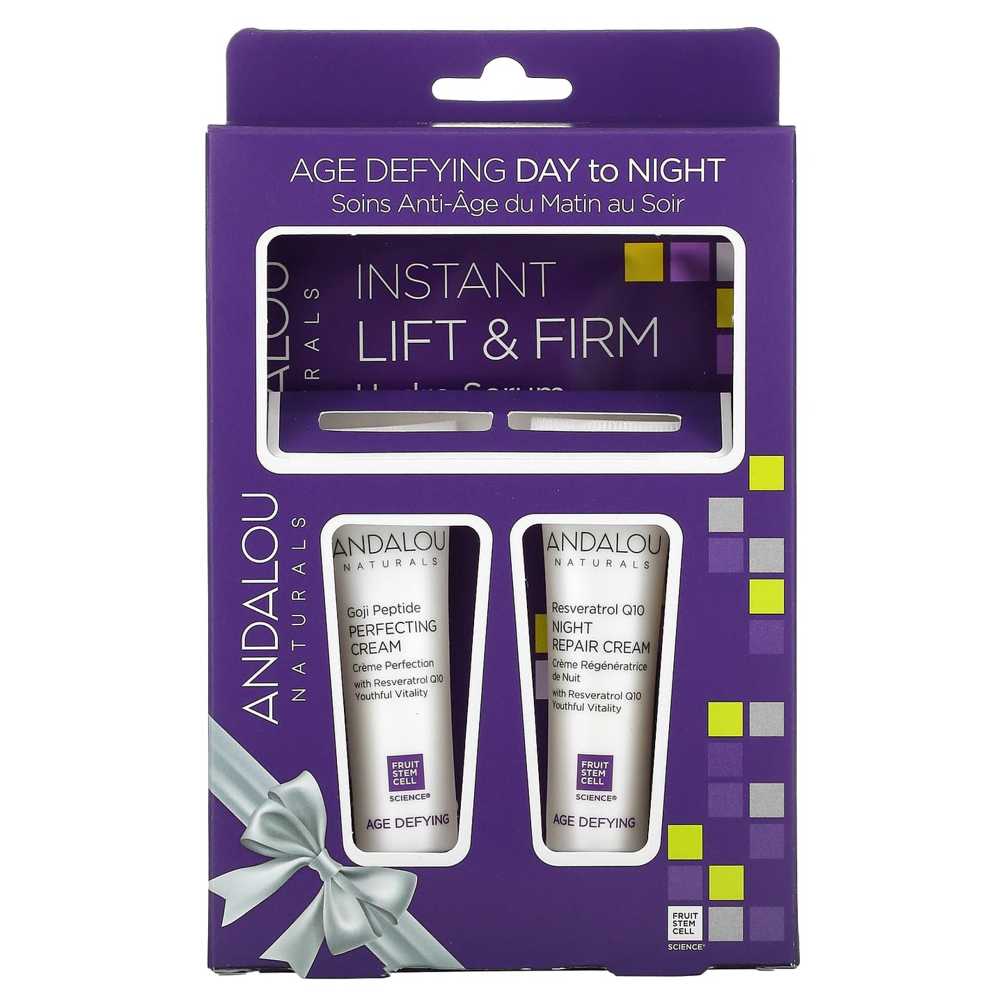 Andalou Naturals, Age Defying Day To Night, 3 Piece Kit