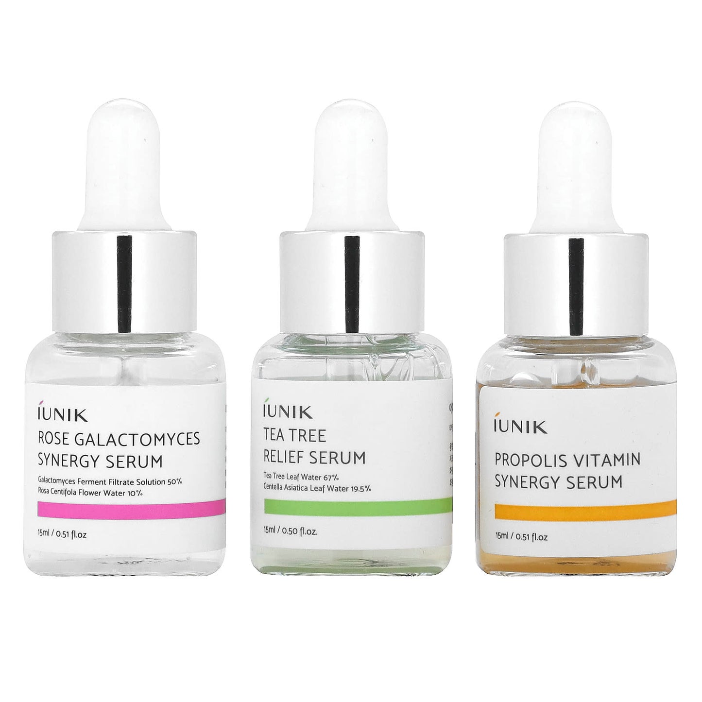 iUNIK-Daily Serum Trial Kit-3 Piece Set