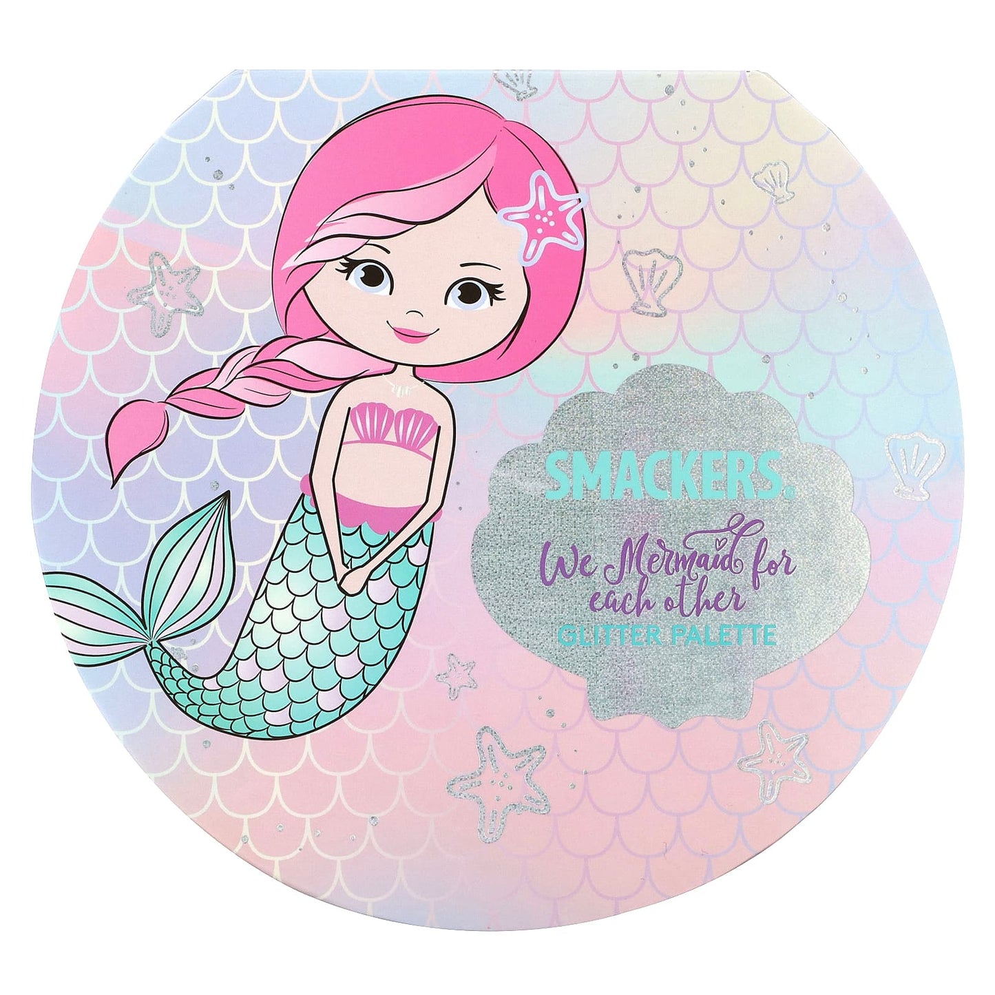 Lip Smacker-Sparkle & Shine Color Palette-We Mermaid for Each Other Glitter-1 Palette