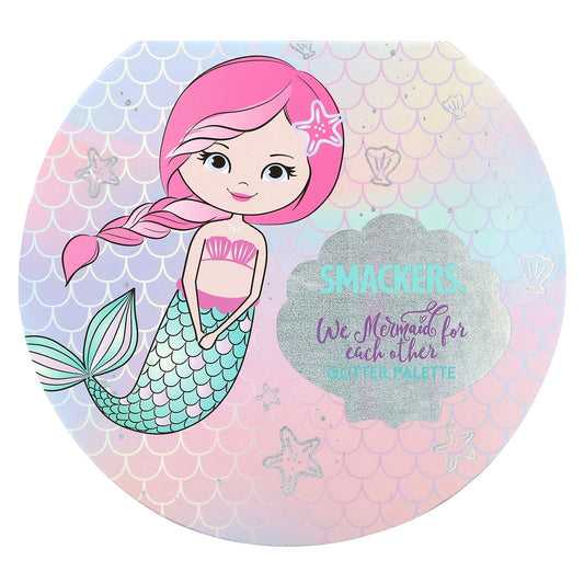 Lip Smacker-Sparkle & Shine Color Palette-We Mermaid for Each Other Glitter-1 Palette