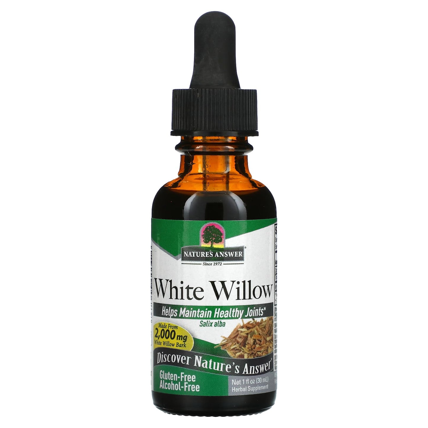 Nature's Answer-White Willow-Alcohol-Free-2,000 mg-1 fl oz (30 ml)