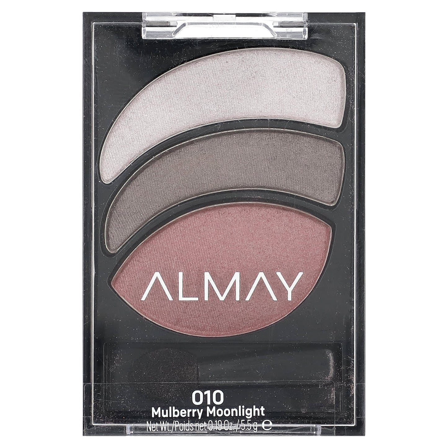 Almay-Shadow Trios-Smoky Eyeshadow-010 Mulberry Moonlight-0.19 oz (5.5 g)