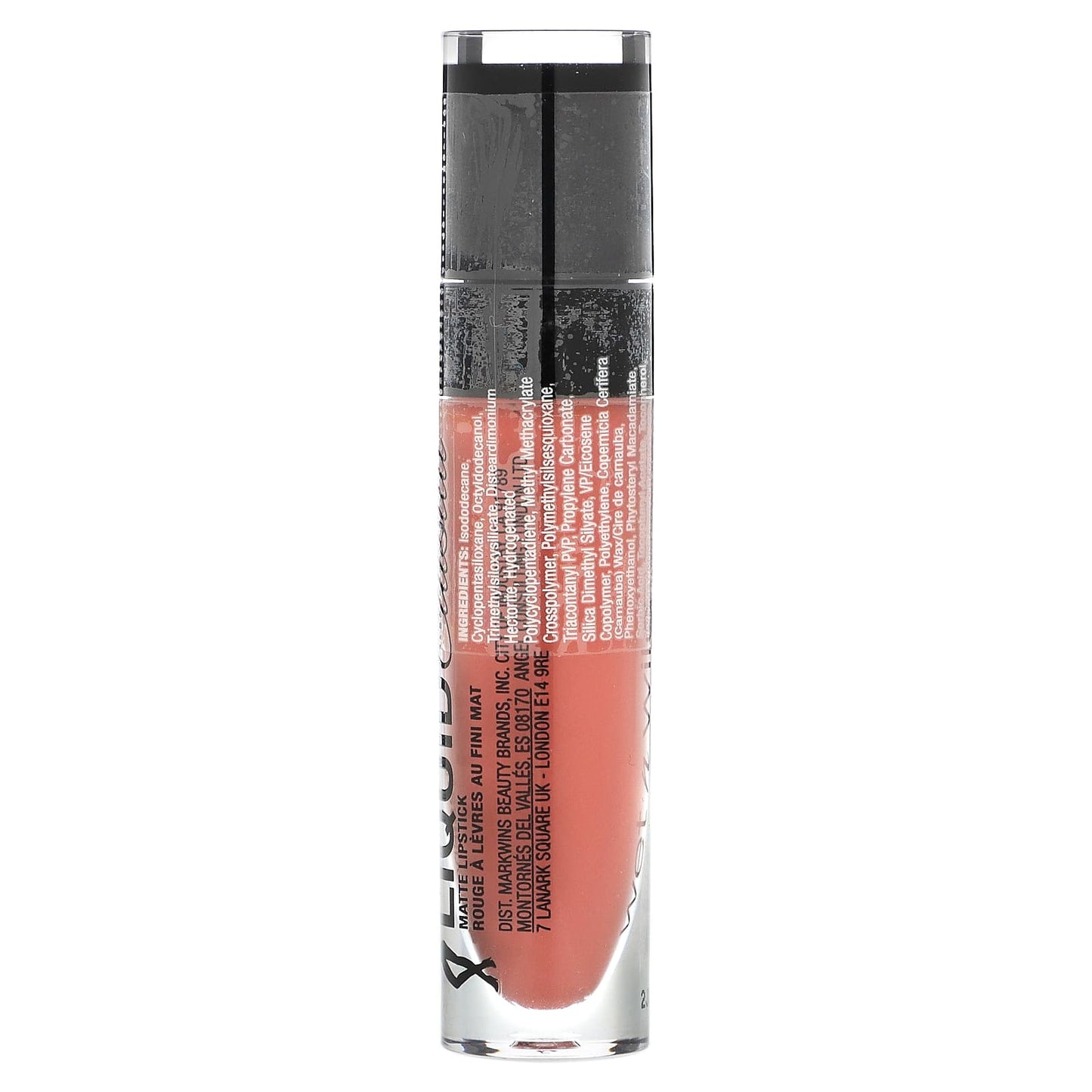 wet n wild, MegaLast, Liquid Catsuit, Matte Lipstick, 921B Nudist Peach, 0.21 oz (6 g)