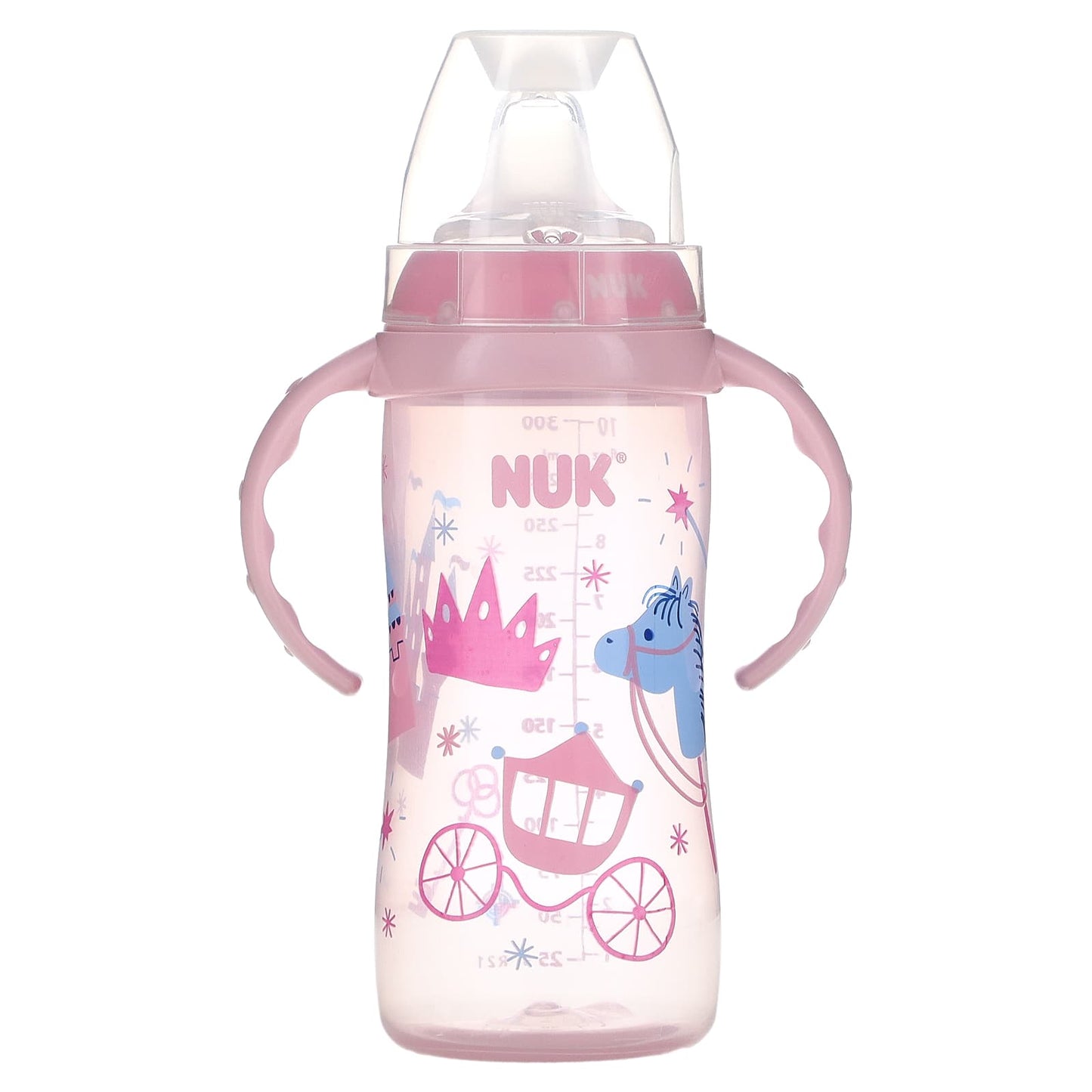 NUK-Large Learner Cup-8+ Months-Pink-1 Pack-10 oz (300 ml)