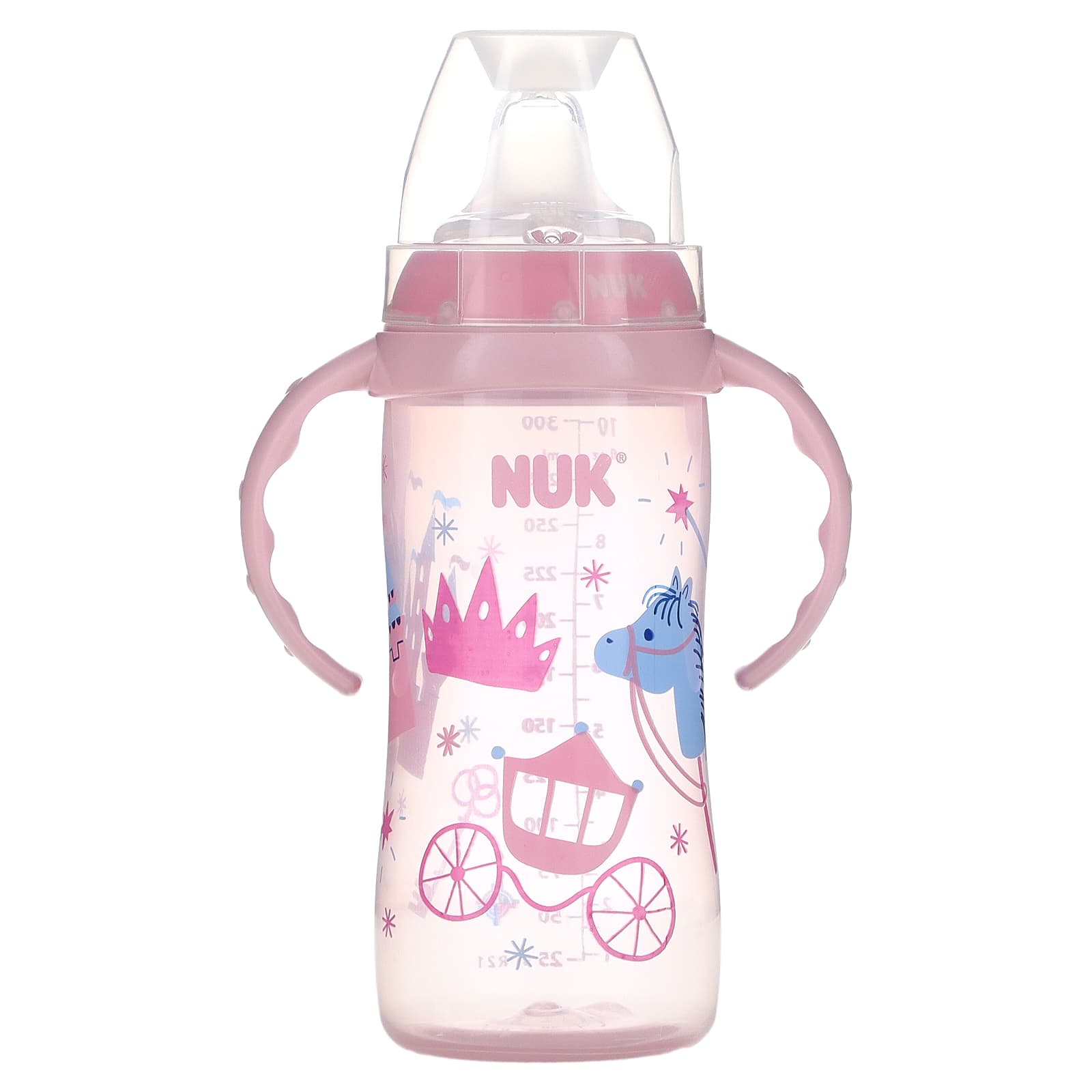 NUK-Large Learner Cup-8+ Months-Pink-1 Pack-10 oz (300 ml)