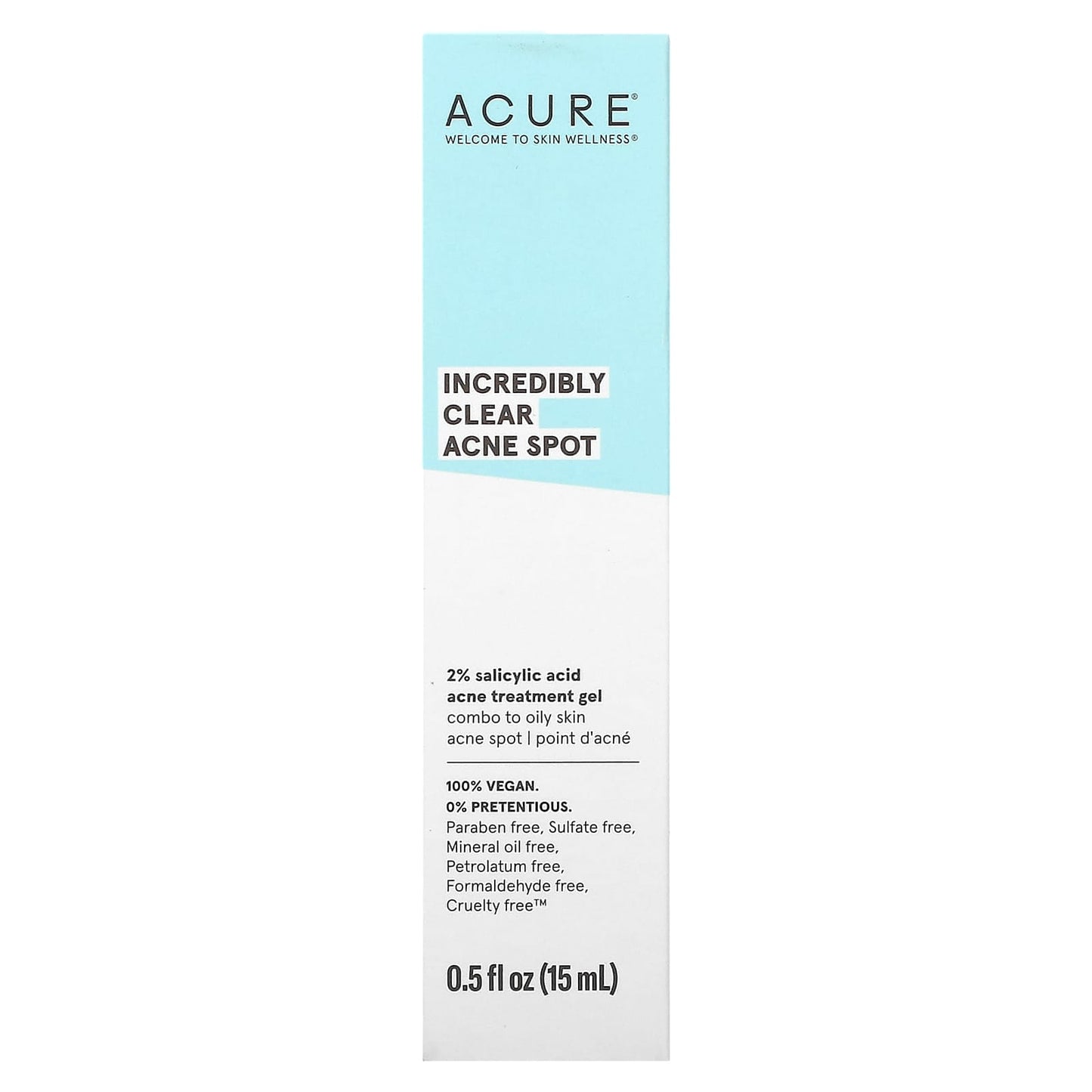 ACURE, Incredibly Clear Acne Spot, 0.5 fl oz (15 ml)