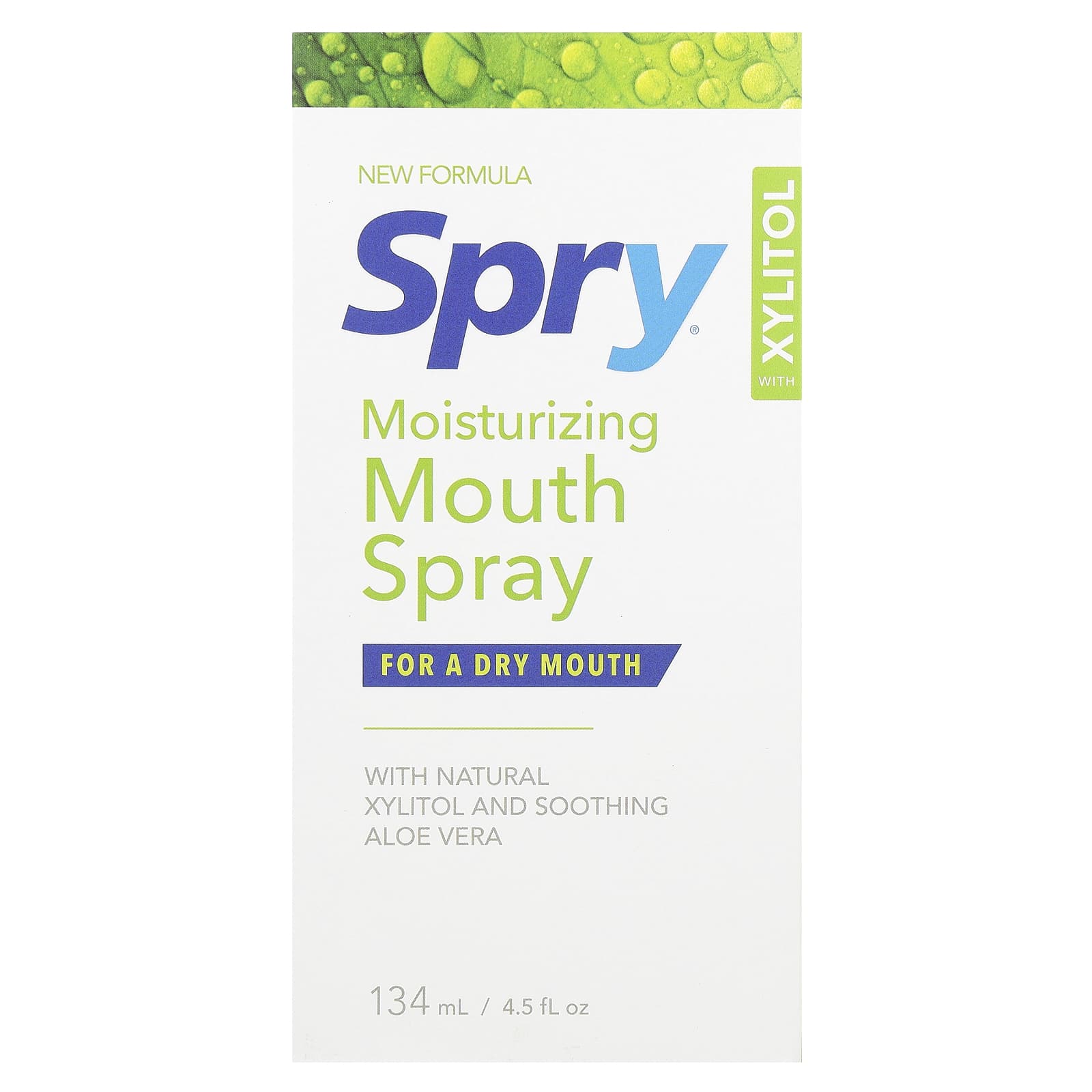 Xlear-Spry-Moisturizing Mouth Spray-2 Pack-4.5 fl oz (134 ml)