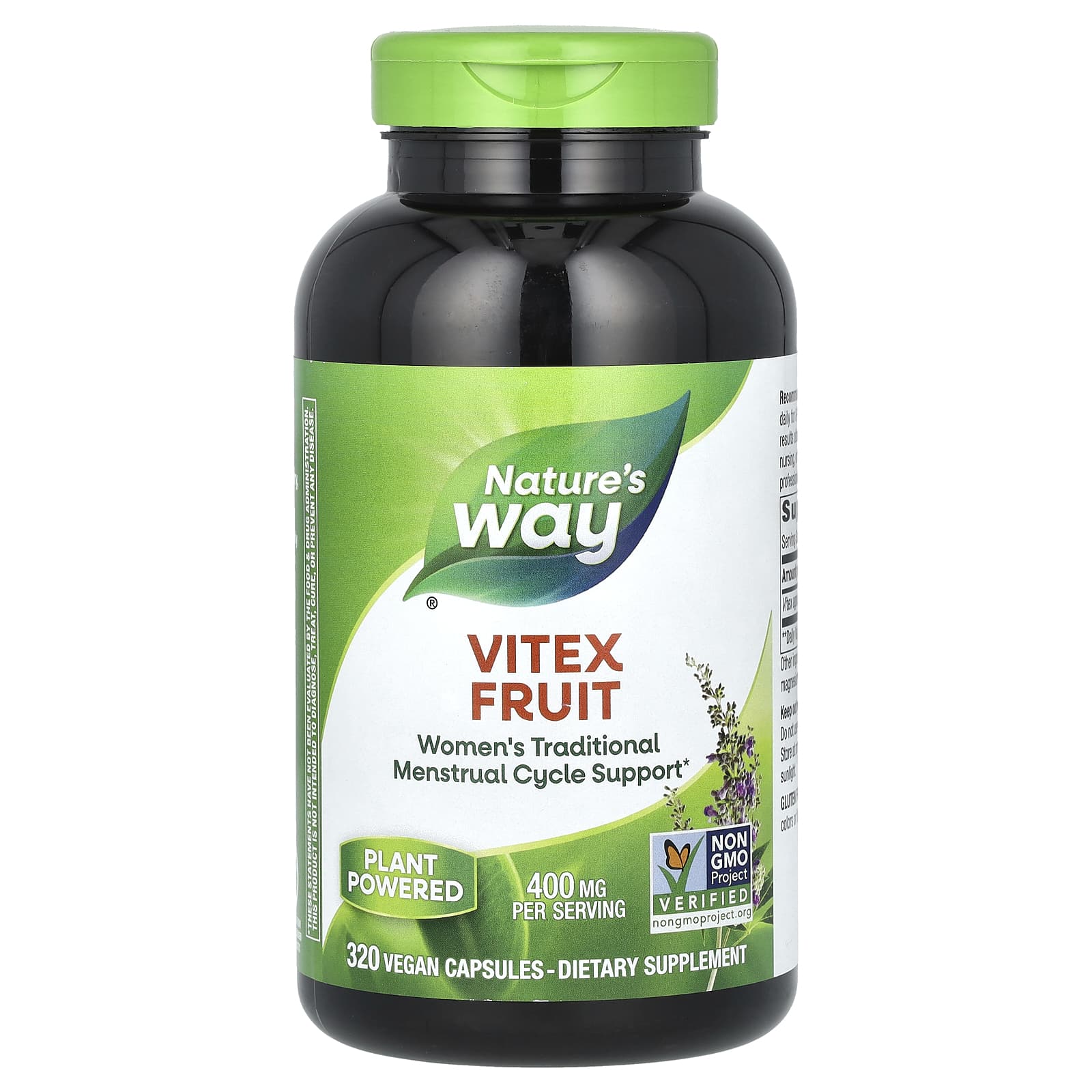 Nature's Way-Vitex Fruit-400 mg-320 Vegan Capsules