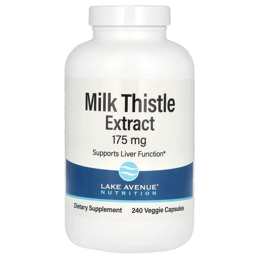 Lake Avenue Nutrition-Milk Thistle Extract-175 mg-240 Veggie Capsules