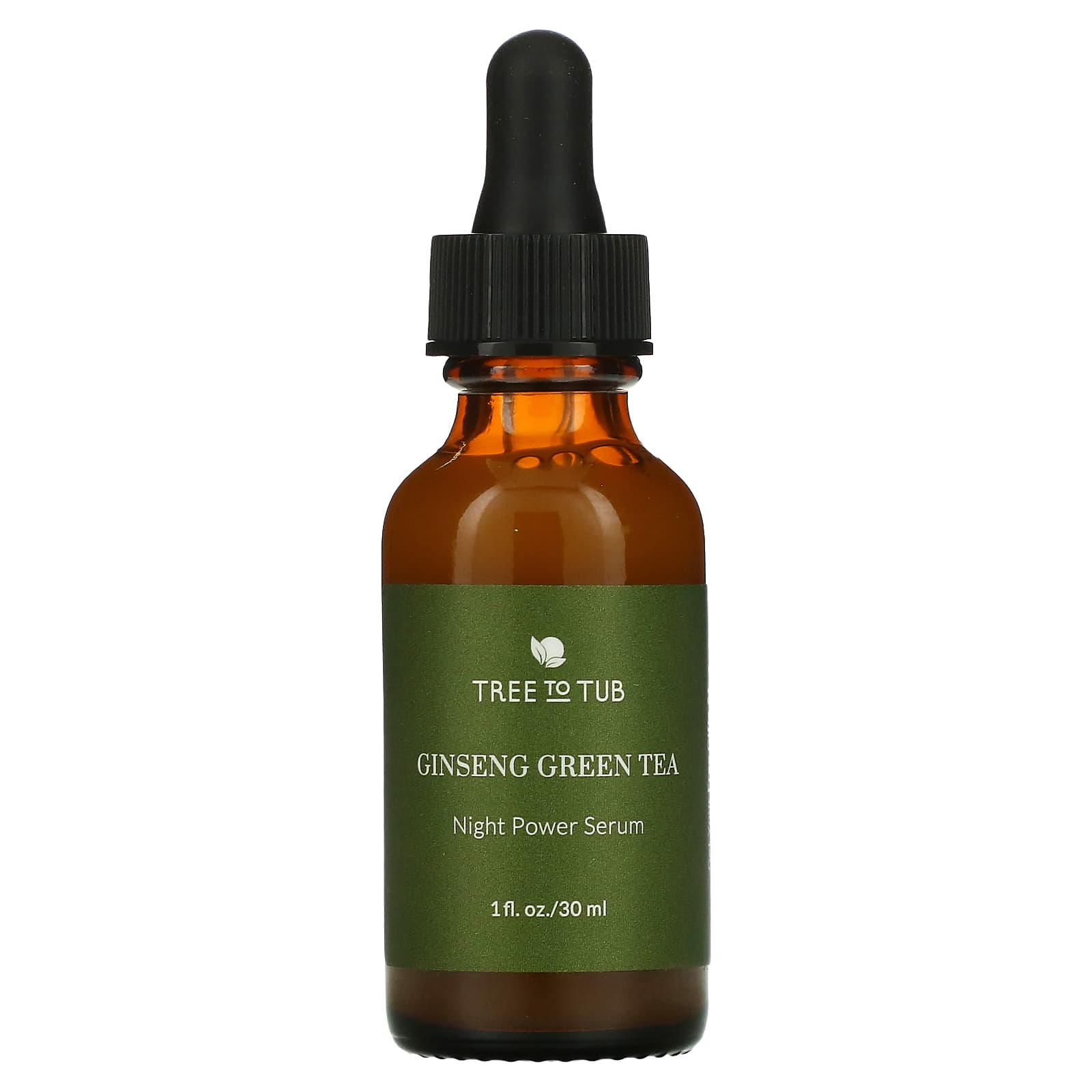 Tree To Tub-Retinol Anti Aging & Wrinkle Night Serum-Hyaluronic Acid-Glycolic Acid-Vitamin C-for Sensitive Skin-1 fl oz (30 ml)