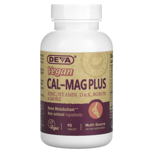 Deva-Vegan Cal-Mag Plus-90 Tablets