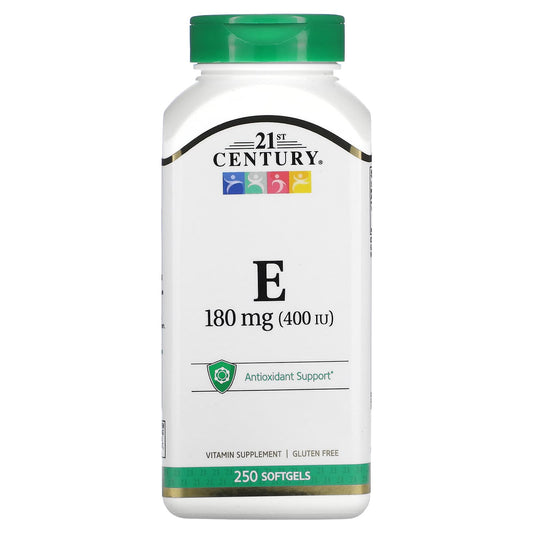 21st Century-Vitamin E-180 mg (400 IU)-250 Softgels