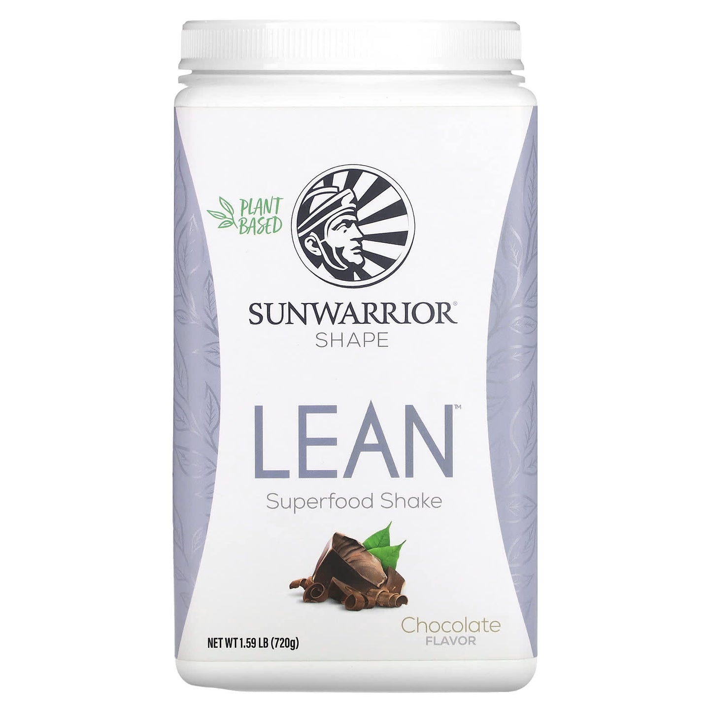 Sunwarrior-Lean Superfood Shake-Chocolate-1.59 lb (720 g)