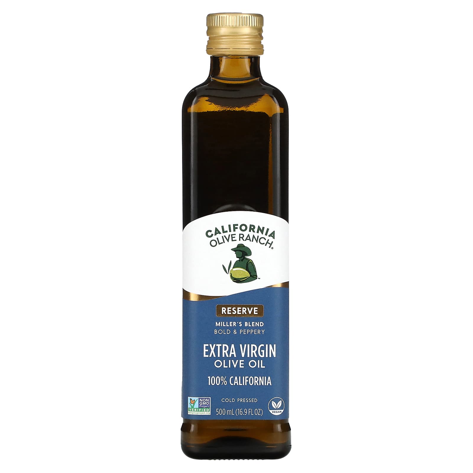 California Olive Ranch-100% California-Extra Virgin Olive Oil-Miller's Blend-16.9 fl oz (500 ml)