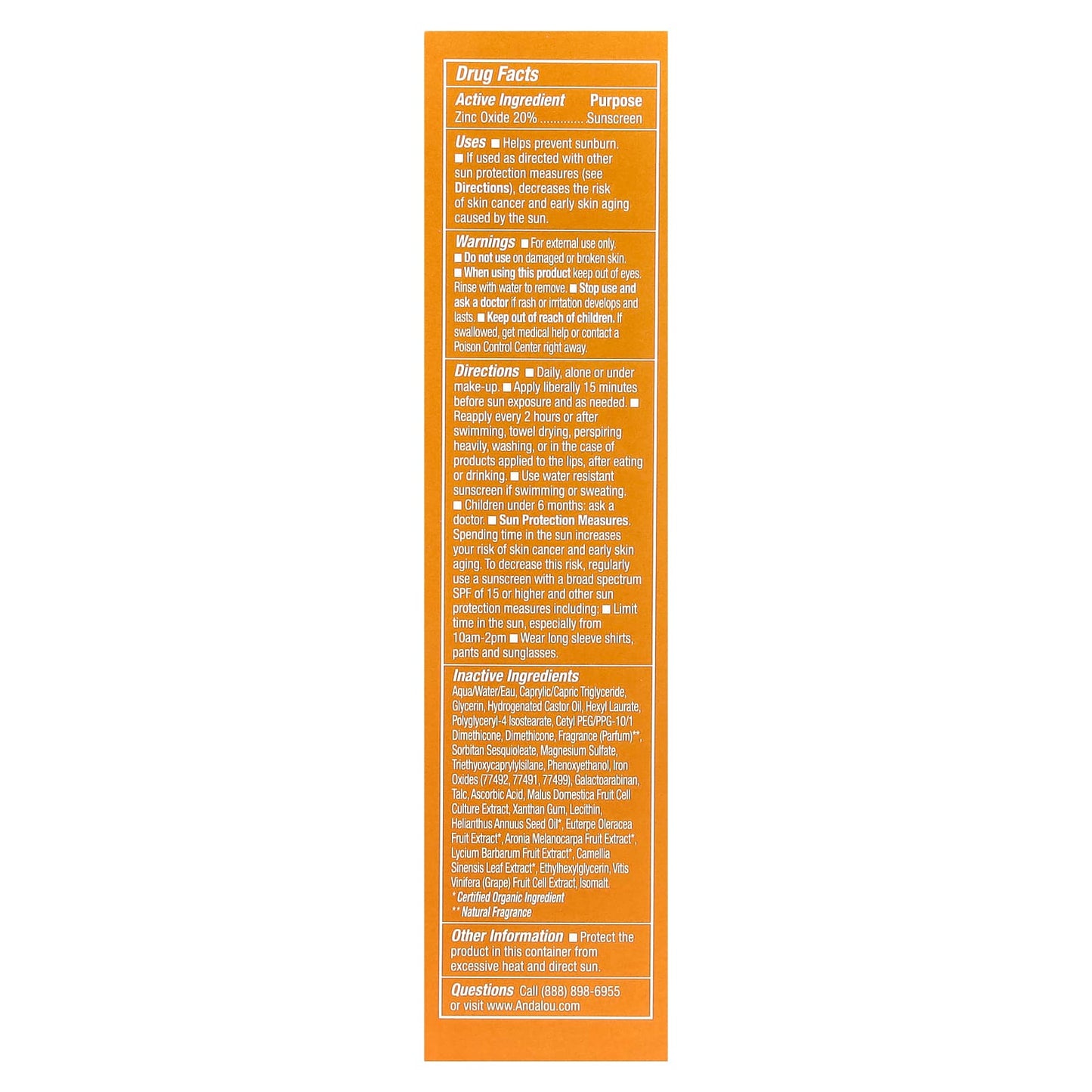 Andalou Naturals, Vitamin C BB Beauty Balm, SPF 30, Sheer Tint, 2 fl oz (58 ml)