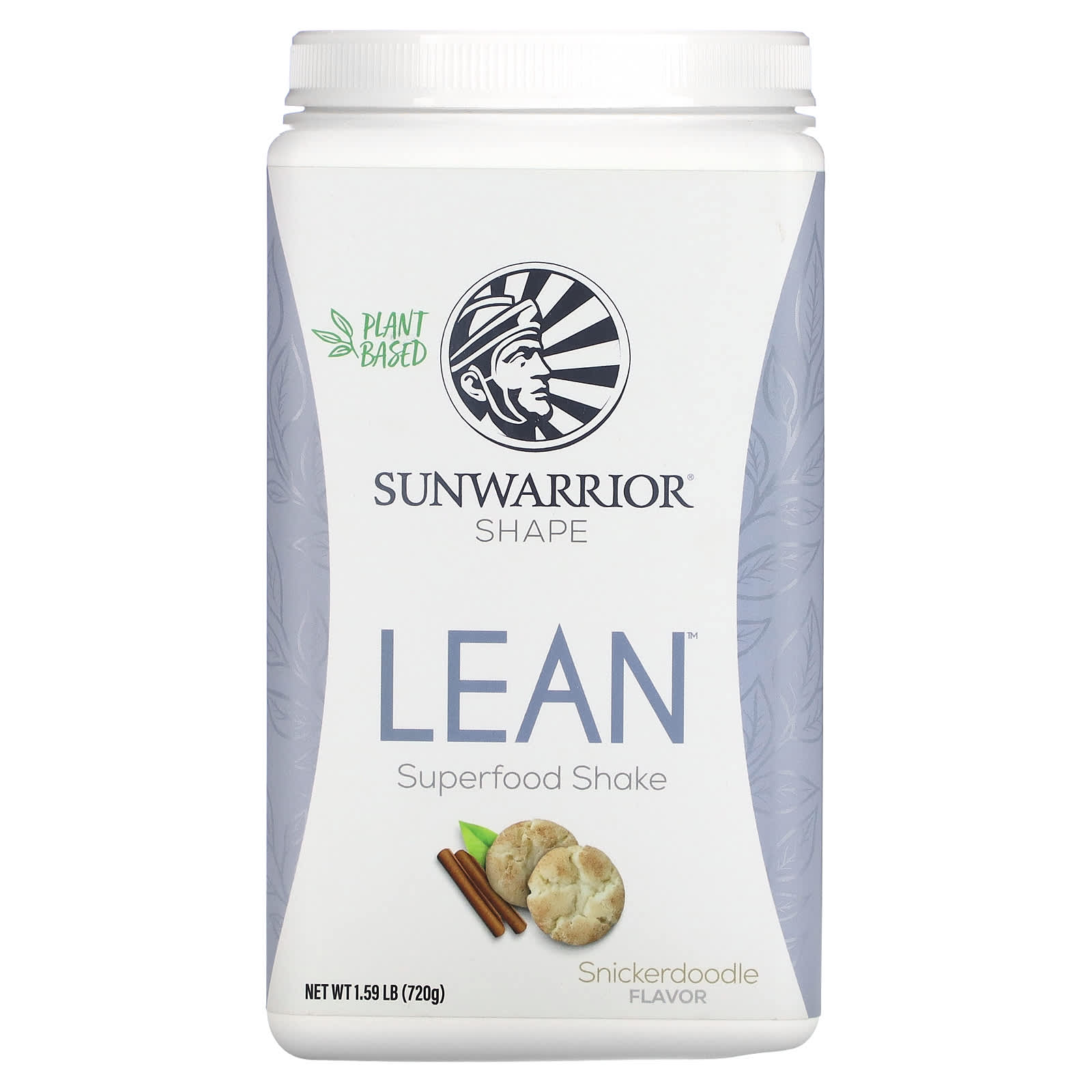 Sunwarrior-Lean Superfood Shake-Snickerdoodle-1.59 lb (720 g)