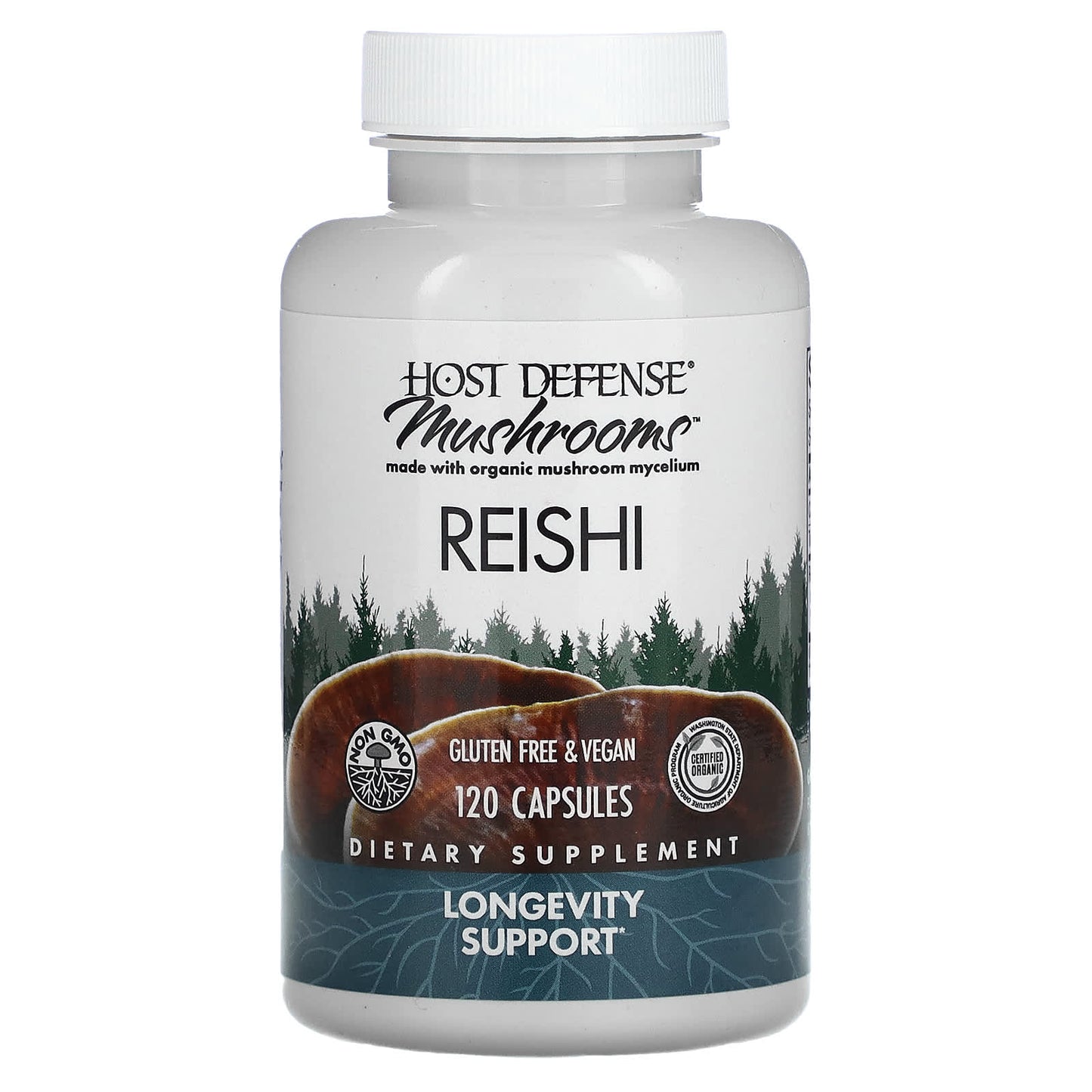 Fungi Perfecti, Mushrooms, Reishi, 120 Capsules