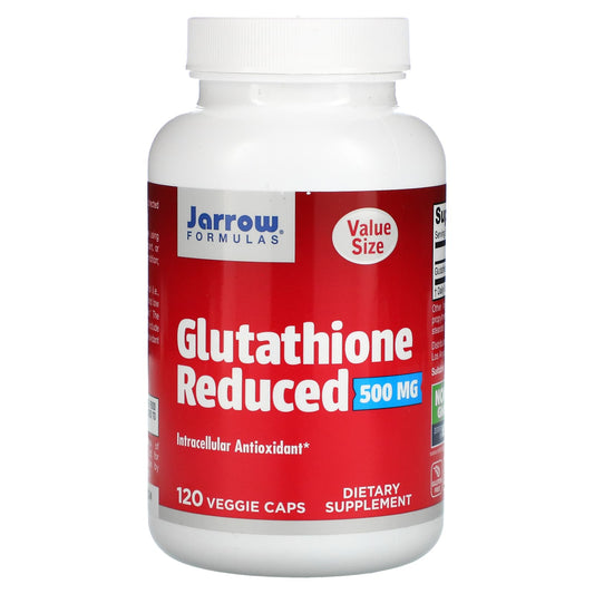 Jarrow Formulas-Glutathione Reduced-500 mg-120 Veggie Caps