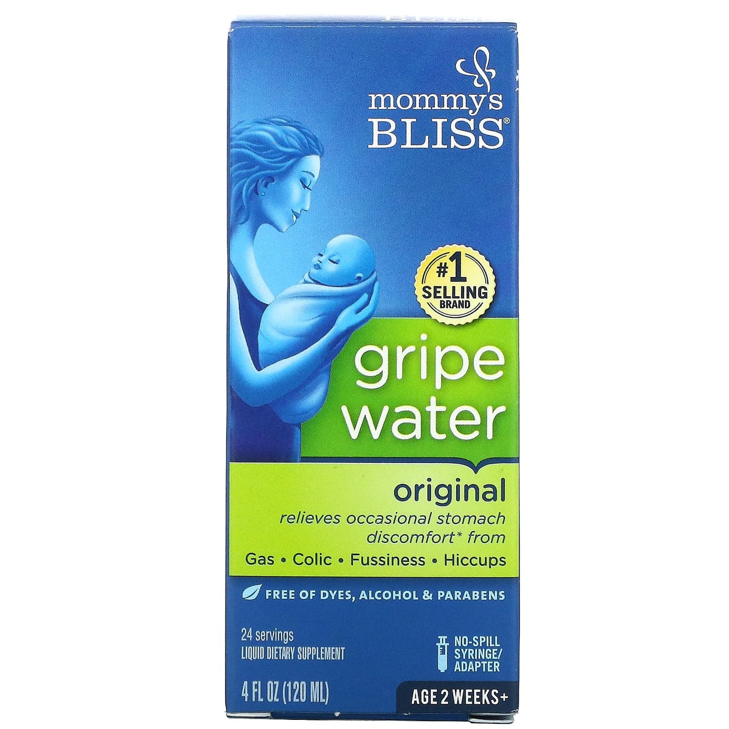 Mommy's Bliss-Gripe Water-Original-Age 2 Weeks+-4 fl oz (120 ml)