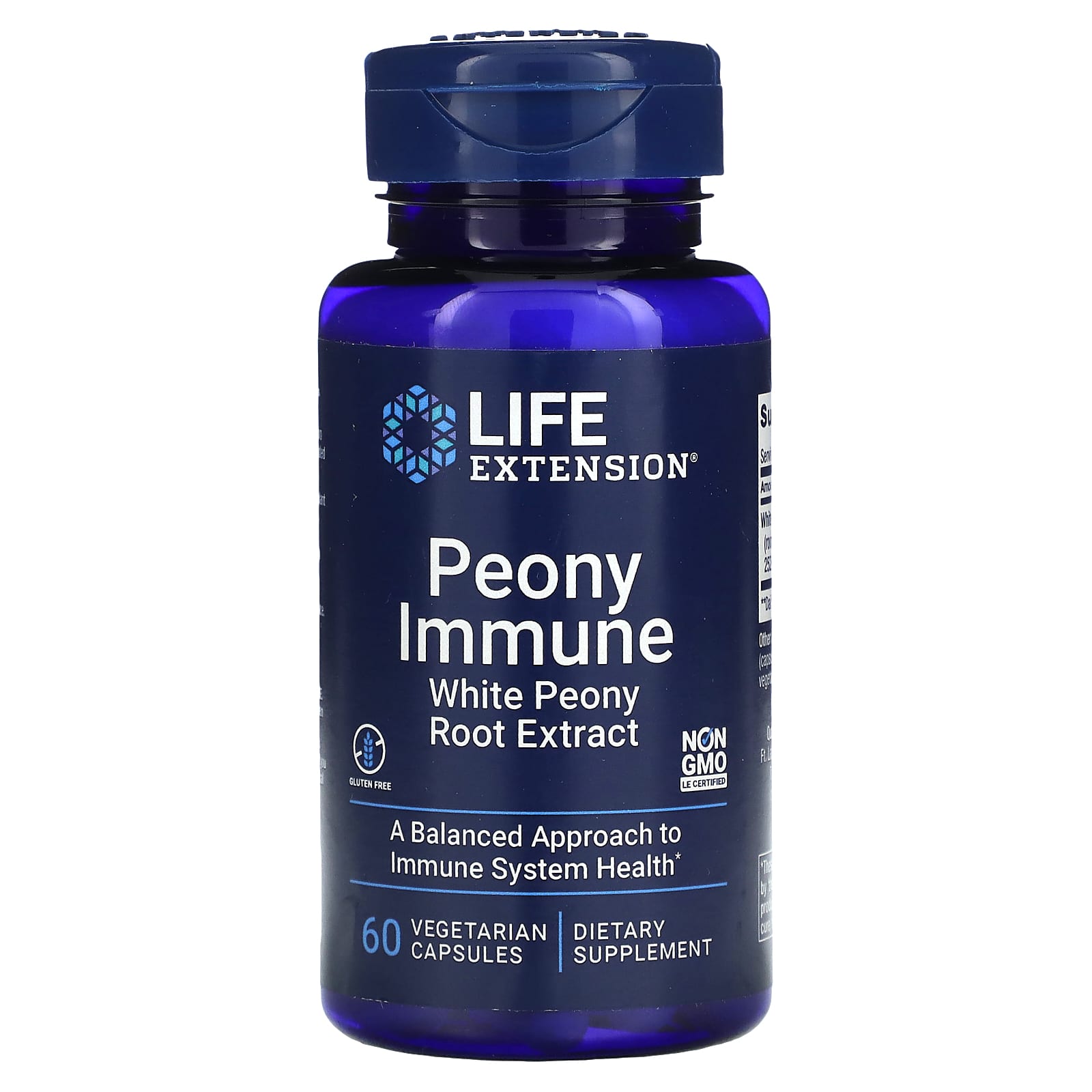 Life Extension-Peony Immune-60 Vegetarian Capsules