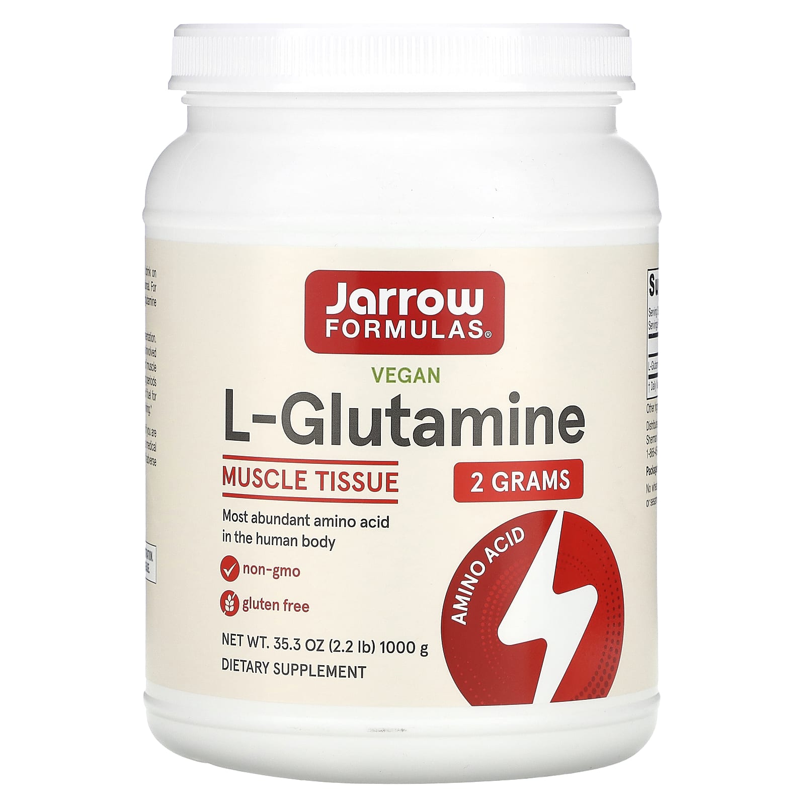 Jarrow Formulas-L-Glutamine-35.3 oz (1000 g)