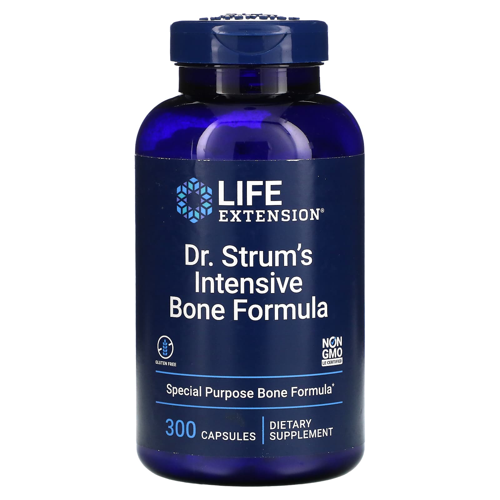 Life Extension-Dr. Strum's Intensive Bone Formula-300 Capsules