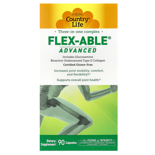 Country Life-Three-In-One Complex-Flex-Able Advanced-90 Capsules